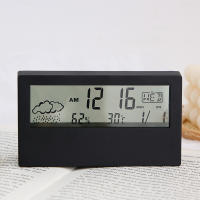 Termómetro Y Higrómetro Digital LCD Con Alarma Para Hogar Multifuncional Para Niños Y Estudiantes Medidor De Temperatura Y Humedad Con Pantalla De Alarma - details 1