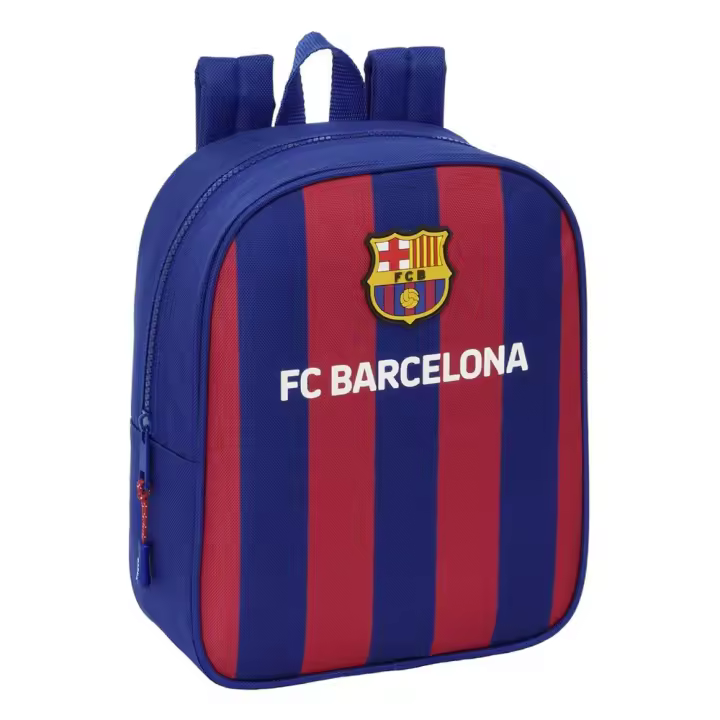 MOCHILA GUARDERIA ADAPTABLE A CARRO F.C.BARCELONA 22X27X10 CM (Safta 612429232) - 1