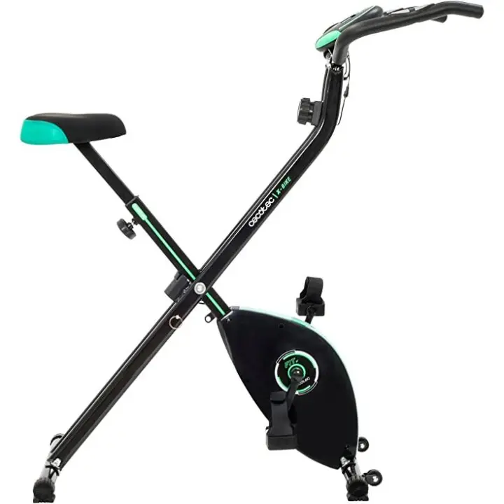 Cecotec Bicicleta Estática Plegable X-Bike X. Volante de Inercia 25 Kg Resistencia Magnética variable 8 Niveles Sillín confort Pantalla LCD y - 1
