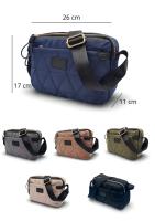 Bolso de nailon acolchado - Asa de bandolera regulable - Bolso deportivo - Bolso impermeable - Temporada verano 2025. - details 1