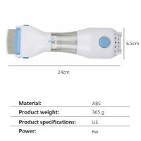 Peine Eléctrico Para Eliminar Piojos Multifuncional Para Perros Y Gatos Limpiador De Cabello Con Eliminador De Piojos - details 9