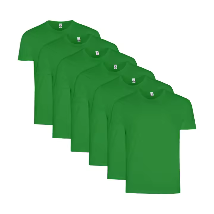 Pack de 6 Camiseta SINTRA 100% algodon 155 g/m2 de TEXKING. Desde talla XS a 2XL un de cada. - 1