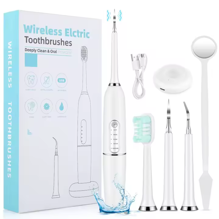 Eléctrico ultrasónico, removedor de Cálculo Dental, Limpiador de dientes, Blanco de dientes, escalador, Limpieza de Sarro Dental, cuidado Bucal - 1