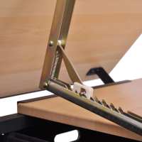vidaXL Mesa de dibujo inclinable con 2 cajones y taburete - details 3