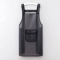 Delantal De Cocina Impermeable Y Transparente Resistente Al Aceite Para Hombres Y Mujeres Accesorios De Hornear Para BBQ Restaurante Café Delantal Sin Mangas De Algodón - details 9