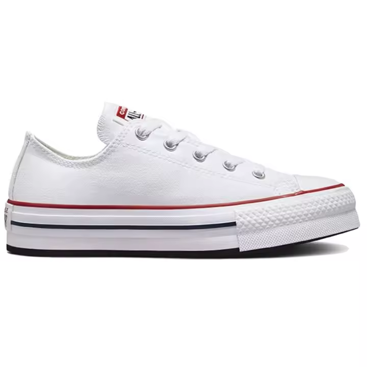 Converse chuck taylor all star lift platform low zapatilla lona 272858C color blanco - 1