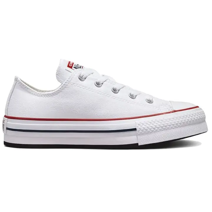 Converse chuck taylor all star lift platform low zapatilla lona 272858C color blanco - 1