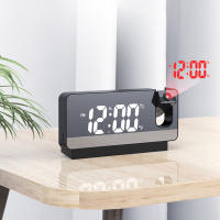 Reloj De Mesa Digital Con Proyección En Techo 180° Pantalla LED Y Temperatura Para Dormitorio Y Sala De Estar Reloj De Alarma Moderno - details 1