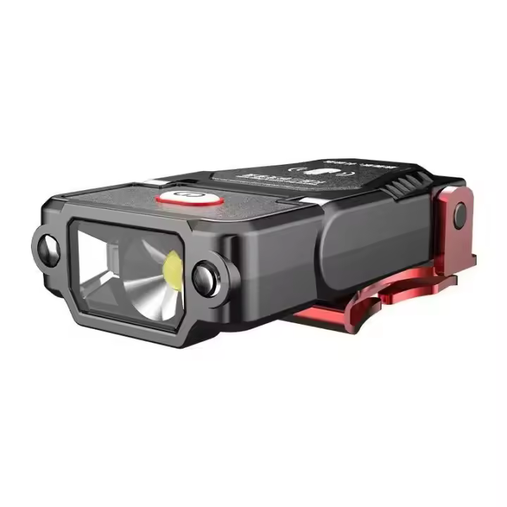 Mini Lámpara De Pico De Sombrero Inteligente Recargable Impermeable Para Pesca Y Uso Exterior Sensor De Movimiento Luz LED De 3W - 1