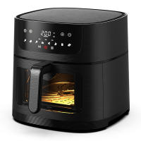 Freidora de aire sin aceite 6L/5.5L panel tactil, Ostarkdom Temperatura Regulable hasta 200 ° C, Temporizador 60 minutos, Apagado automático, 1500W, 8 programas preestablecidos - details 6