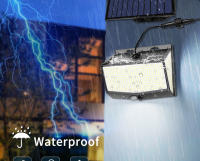Lámpara Solar LED 468 LEDs Exterior Impermeable Con Sensor De Movimiento Iluminación De 3 Lados Para Garage Jardín Foco De Iluminación Solar - details 8