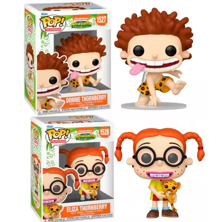 Funko Pack 2 funko Donnie Eliza Thornberry Nickelodeon Rewind  Funko Pop 1527 1528 - 1