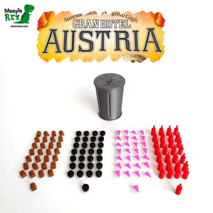 Recursos para Gran Hotel Austria / Meeple Rex / Accesorios para juegos de mesa - 1