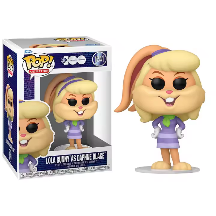 Funko Pop! Warner Bros 100 Aniv. - Lola Bunny disfrazada de Daphne Blake, 69426, Nº1241 - 1