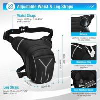 Bolsa de pierna para motorteta, Bolsa de muslo expandible, táctica, para hombre y mujeres, para correr, senderismo, cycling y Peach. - details 0