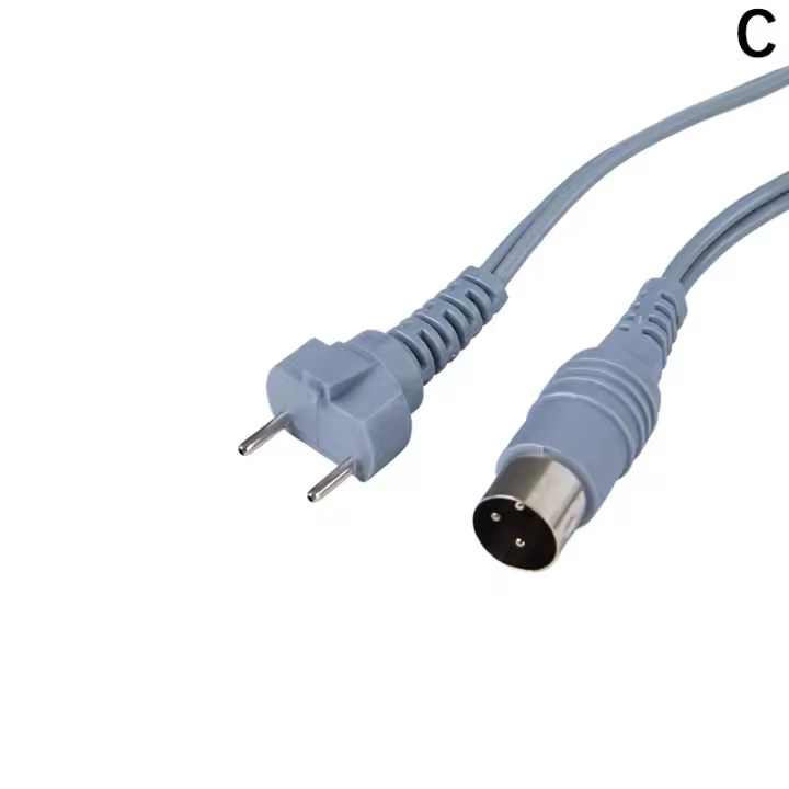 Accesorios De Máquina Fuerte Para Uñas Cable De Potencia De Taladro Manicura Eléctrica Mango Gris Cuerda De Mano - 1