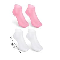 Calcetines De Cuidado De Pies Con Gel De Silicona Para Hidratación Y Alivio Del Dolor Protección Contra Piel Muerta Y Agrietada Herramientas De Pedicura Para Mujeres - details 1