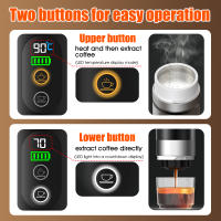 Máquina de café portátil 3 en 1 con manual, cápsulas de y café molido. Compacta y conveniente para uso en casa o viajes.Cafetera portátil Máquina de espresso Prensa manual Cápsula de café molido Portátil para viajes y picnic - details 8