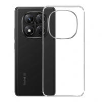 Funda Compatible Con XIAOMI REDMI NOTE 14 PRO PLUS 5G Carcasa Básica, Forro Gel TPU Silicona Líquida Mate Suave Flexible, Ligera, Color Negro Transparente, Ajuste Perfecto, Acceso Conectores, Case Meloenvias mle18 - details 1