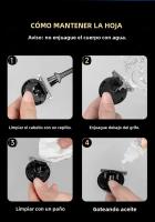 ENCHEN BEARDO Afeitadora Eléctrica Para Hombres Multiusos Corte De Cabello Y Cuerpo Trimmer Facial Con Bloqueo De Seguridad 4 Boquillas Tipo-C Recargable - details 9