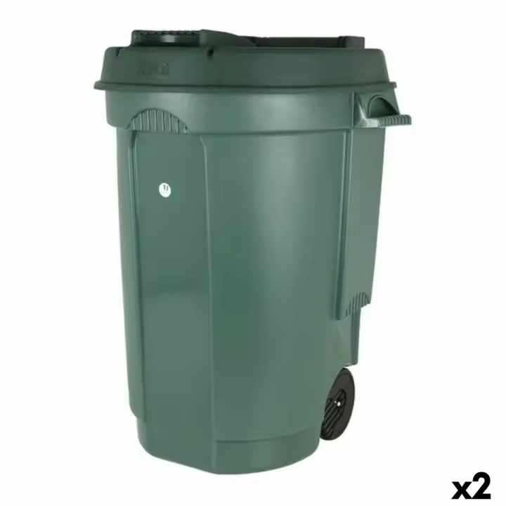 Cubo de Basura con Ruedas EDA 110 L 110 L - 1