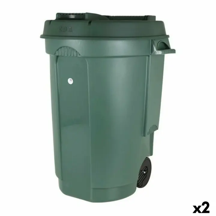 Cubo de Basura con Ruedas EDA 110 L 110 L - 1