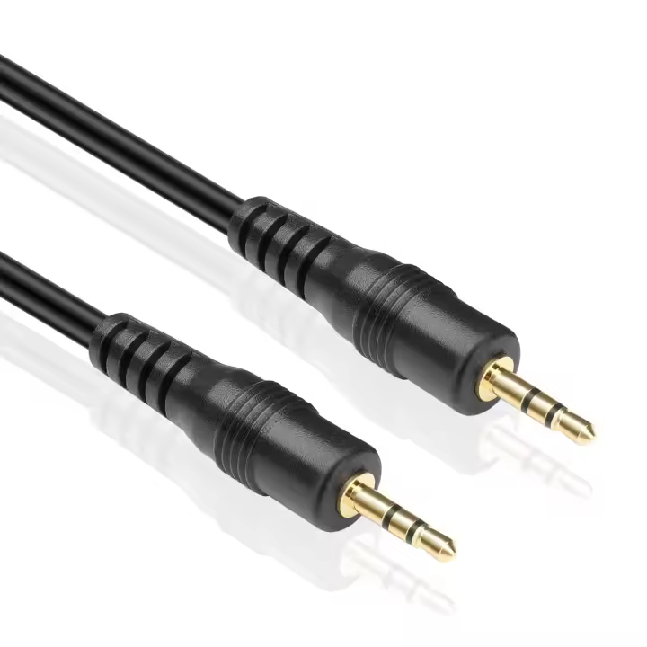 TEMCO Cable Auxiliar 3,5mm de Macho a Macho, 2m, 3m, 5m, Cable de Audio Mini Jack para Musica, Cable Estereo Aux 3.5mm, Cable para Conectar Movil, MP3, Coche, Auriculares, Altavoces, Television, HIFI, Instrumento Musical, etc - 1