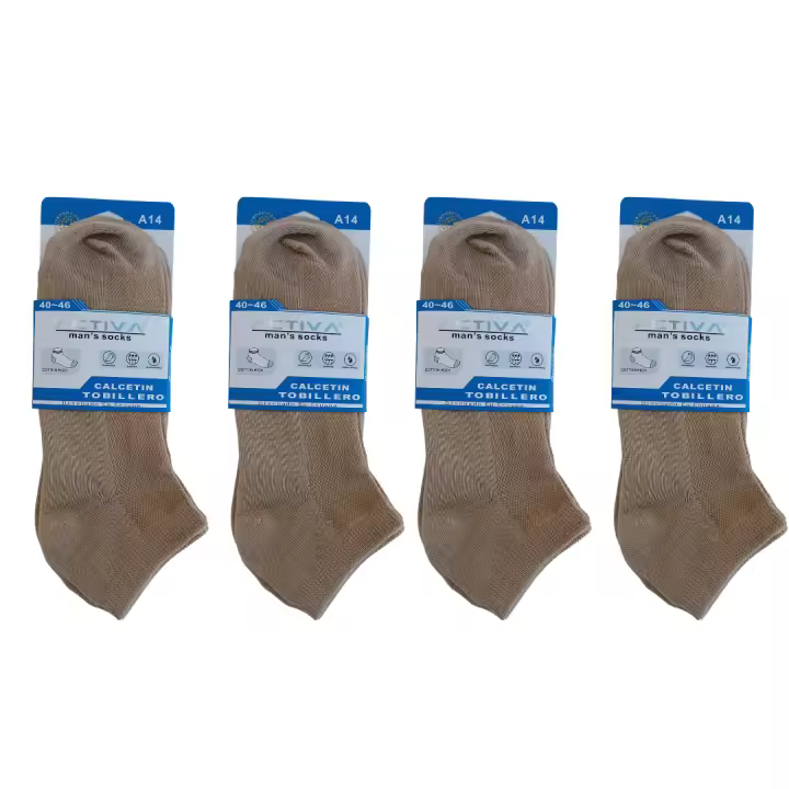 Pack de 12 Pares de Calcetines Tobilleros Color Carne - Talla 40-46 | Cómodos, Suaves y Discretos para Uso Diario - 1