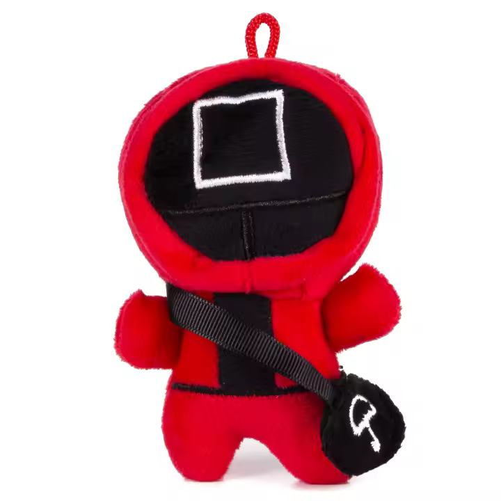 DAM. Peluche felpa premium 13 cms. Squid Vigilante Cuadrado. 8x4x13cm. - 1