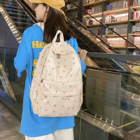 Mochila De Moda Yogodlns Para Mujer Floral Impermeable De Nylon Gran Capacidad Estudiante Escuela Viaje Para Adolescentes - details 7