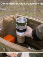 Vaso De Acero Inoxidable Para Camping Y Viajes 300ml Plegable Y Stackable Para Cerveza Vino Té Café Leche Uso Interior Y Exterior - details 4