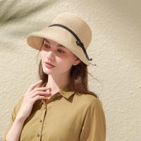 Sombrero de rafia para mujer – Hecho a mano, ala ancha, plegable y transpirable – Ideal para playa, vacaciones, estilo bohemio y fotos veraniegas – Talla ajussombrero de sol mujer sombrero de playa mujer sombrero verano mujer  Sombrero de paja artesanal - details 8