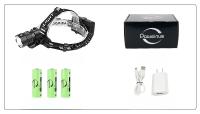 Linterna Frontal LED Potente XHP199 Para Pesca Y Camping Recargable USB 18650 Lámpara Frontal Con Ángulo De Haz De 180° Fuente De Luz LED Batería De Litio Metálico Impermeable - details 30