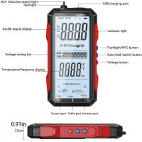 Multímetro digital: compacto, recargable, pantalla completa, fácil de leer y operar, recargable por USB, alta precisión, con retroiluminación LCD para uso nocturno, ideal para diagnóstico automotriz - details 2