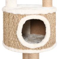 vidaXL Árbol para gatos cojín lujo poste rascador hierba marina 148 cm - details 5