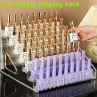 Exhibidor De Maquillaje Acrílico Transparente Multicapa 3/5/7 Estante De Almacenamiento Para Esmaltes De Uñas Y Joyas Organizador Simple Montaje Fácil - details 3