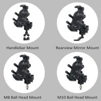 Soporte De Teléfono Móvil Para Motocicleta Con Amortiguador De Vibración Soporte De Rotación Ajustable Para Motorbike Ball Head Mount - details 45