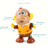 Muñeco De Musica LED Para Niños Juguete Musical De Gorila Bailarín Con Luz Electrónico DJ De Música Y Luminosidad Juguetes Lindos Para Niños - details 7