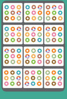 Juguete De Educación Montessori Puzzle De Donuts De Madera Para Niños Juego De Paletización Y Colores Aprendizaje Temprano Regalo Para La Guardería - details 7