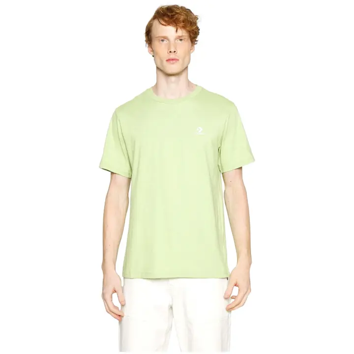 Camisetas marca Converse modelo 10023876-A23 para unisex en color verde - 1