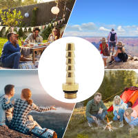 Adaptador De Válvula De Tanque De Gas Plancha Para Estufa De Cocina Multiusos Conector Práctico De Tubo De Gas LPG Sin Ignición Incluida Material Metálico - details 2