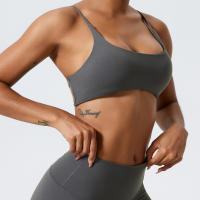 Sudadera Deportiva Para Mujer De Terciopelo Suave Alta Elasticidad Y Secado Rápido Cross Back Yoga Running Fitness Workout - details 17
