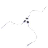 Cable Corto Adaptador Tieline 3.5mm Para Masajeador Estimulador Muscular Electrodo De Terapia Con Conector De 2.0mm Material Plástico Y Cobre - details 8