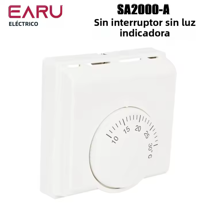 Termostato Mecánico Para Habitación 10℃-30℃ Control De Temperatura Para Aire Acondicionado Central Calefacción De Boilera Gasa - 1