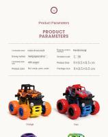 Coche De Destruye Inercial Con Retroceso Juguete Para Niños Vehículo Todoterreno De Cuatro Ruedas Rotación De 360 Grados Camión De Carreras Regalo Para Niños - details 5