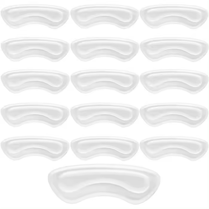Protectores de TALON transparentes para Zapatos, almohadillas de gel gruesos para Zapatos Contra resbalones y Caídas - 1