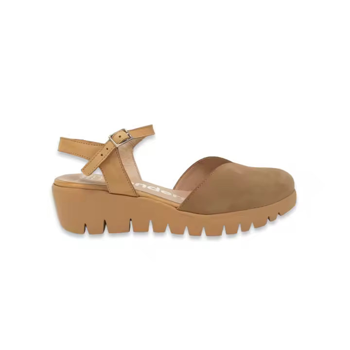Calzado Sandalias marca Wonders modelo C-33237-Ar para mujer en color beig - 1