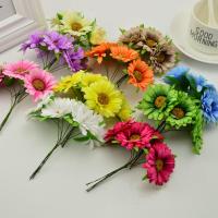 Ramo De Flores Artificiales Hechas a Mano Gerbera Para Boda Decoración De Hogar Y Jardín Regalo DIY Caja De Coronas De Flores Para Fiesta De Aniversario - details 2