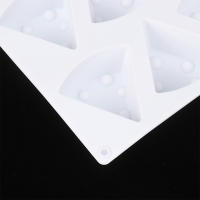 Molde De Silicona En Forma De Queso Con 8 Cavity Para Pastelería Herramienta De Cocina Antideslizante Para Hornear Y Postres - details 15