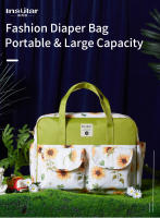 Bolso De Camarón Grande Para Bebé Impermeable Con Estuche De Pañales Y Alforjas De Viaje Estilo Hobos Cierre De Cremallera Material Sintético - details 0